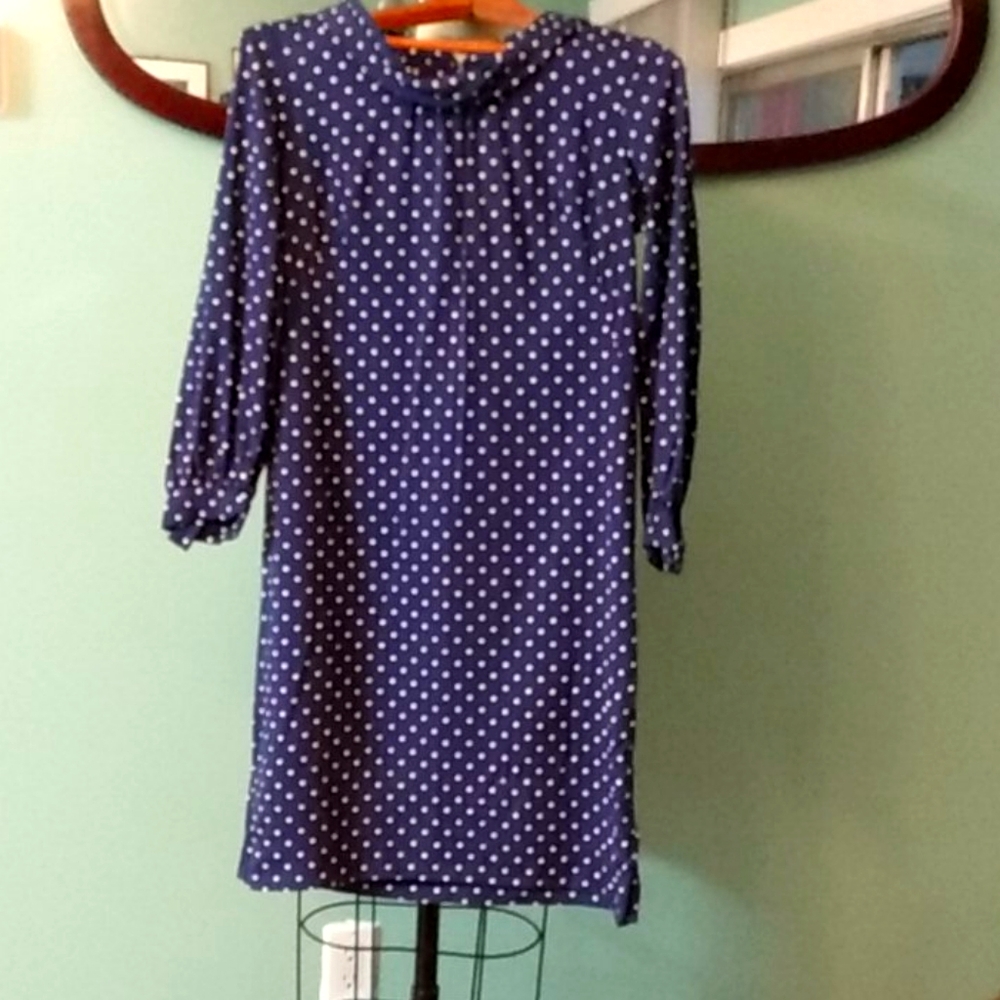 1950s Polka dot, pencil skirt, dress. Carol Brent.